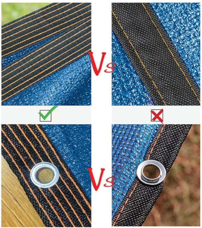 Sun di agricoltura della serra della protezione frangivento di 70% navigare la rete di alluminio impermeabile dell'ombra