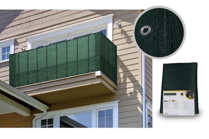 Rifinitura UV della vela della rete 0.9x5m dell'ombra dell'HDPE del balcone 2