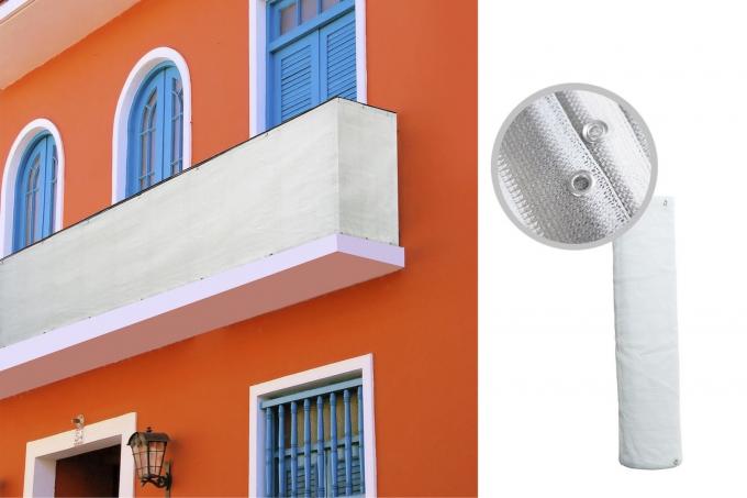 Rifinitura UV della vela della rete 0.9x5m dell'ombra dell'HDPE del balcone 3